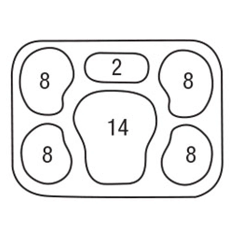 Six Compartment Super Stack Tray Capacity