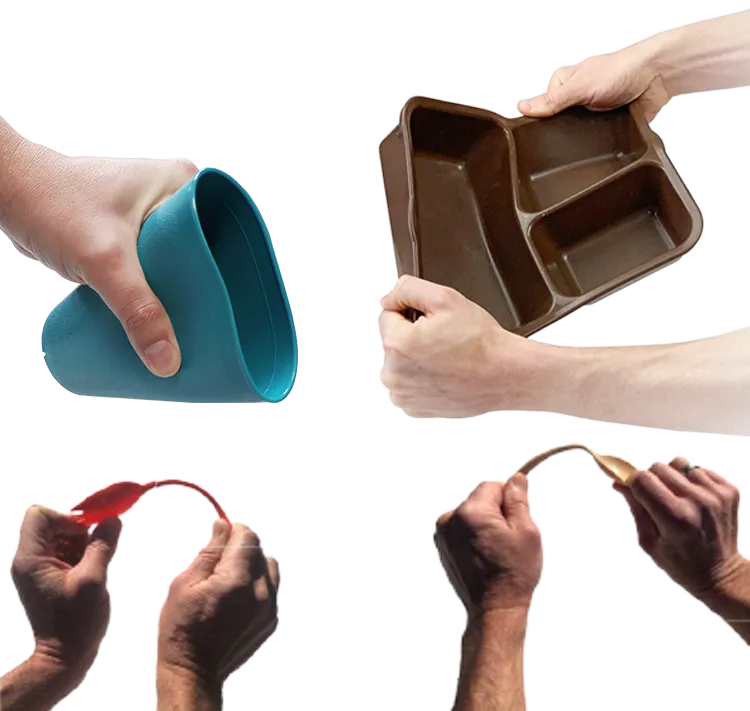 MaxFlex Flexible Safety Dinnerware