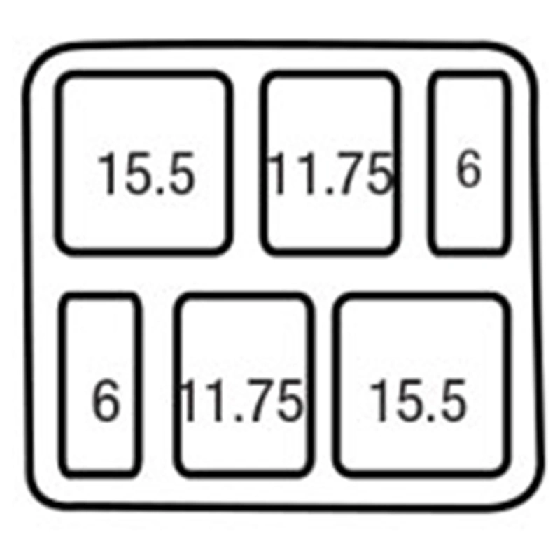Six Compartment Insulated Tray Capacity