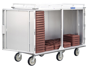 JonesZylon aluminum economy transport cart for correctional facilities