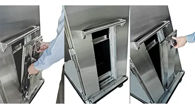 Mission Ready correctional heated meal delivery cart