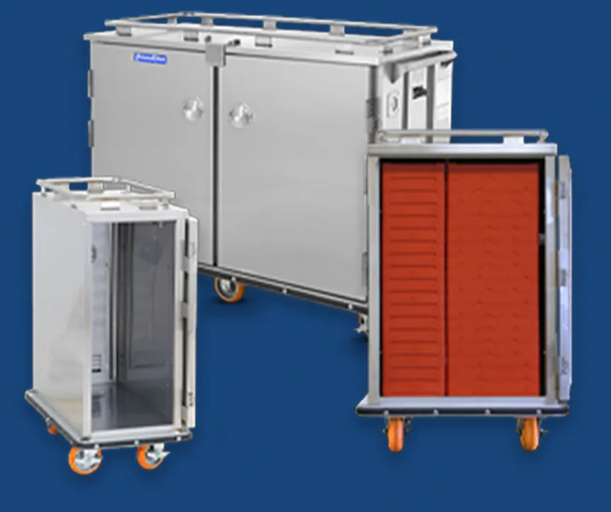 ServeSmart SmartTrays and SmartCarts correctional meal delivery system