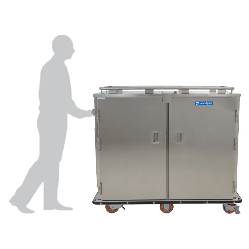 JZ-204 Large ServeSmart Correctional Meal Delivery Cart